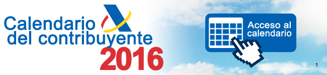 CALENDARIO DEL CONTRIBUYENTE 2016